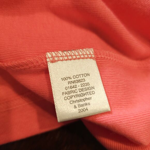 Christopher & Banks Size S Retro Novelty Soft Knit Cherry Print Pullover Cute - Picture 8 of 8